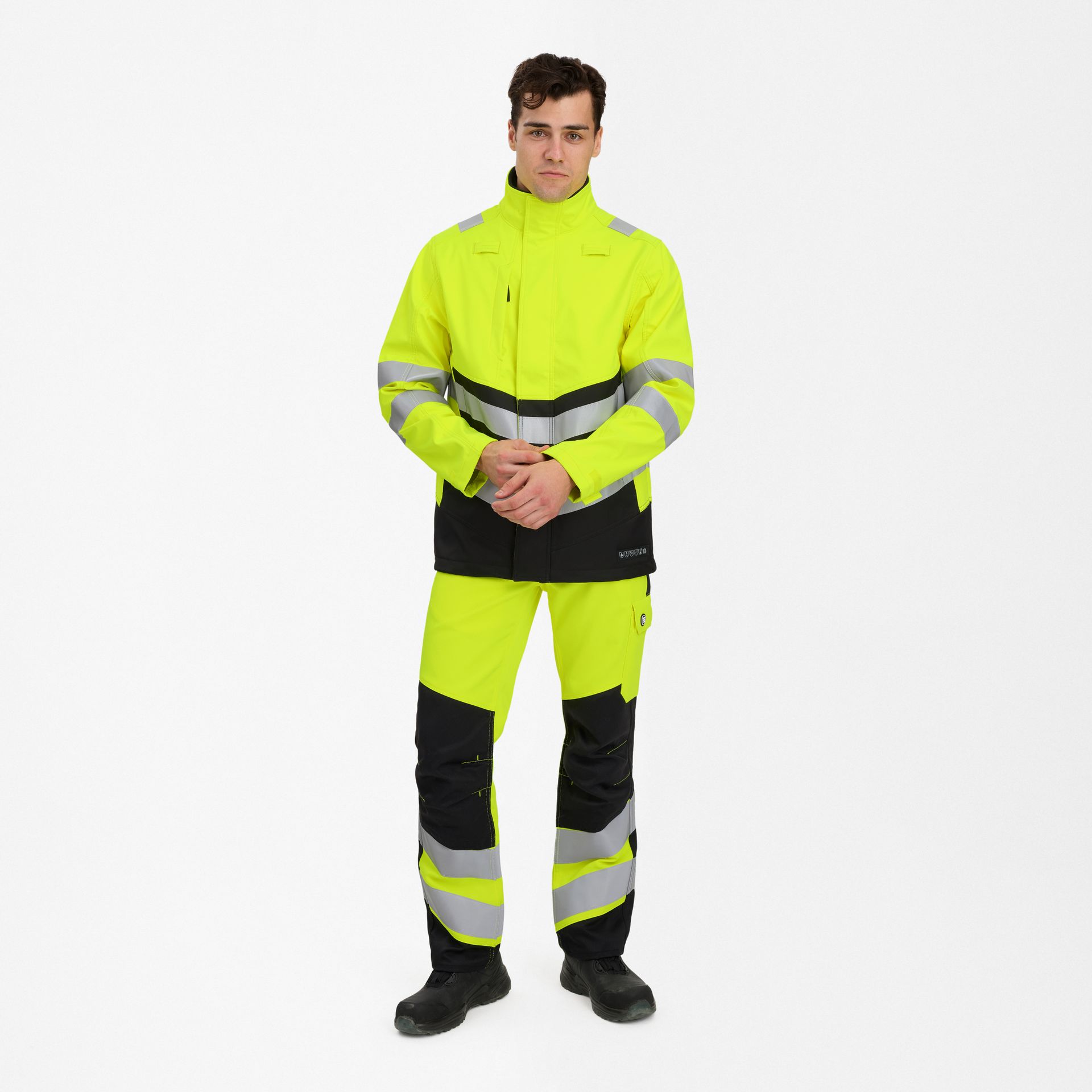 Safety+ Softshelljacke Gelb/Schwarz, Gr. XS