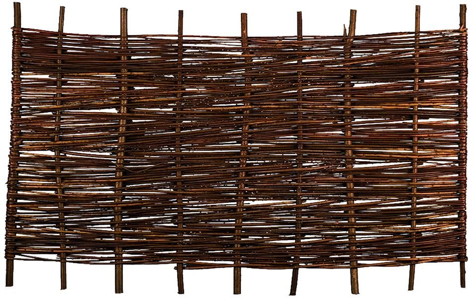 ASO Weidengeflechtzaun 180 x 90 cm geflochten auf Haselnußruten