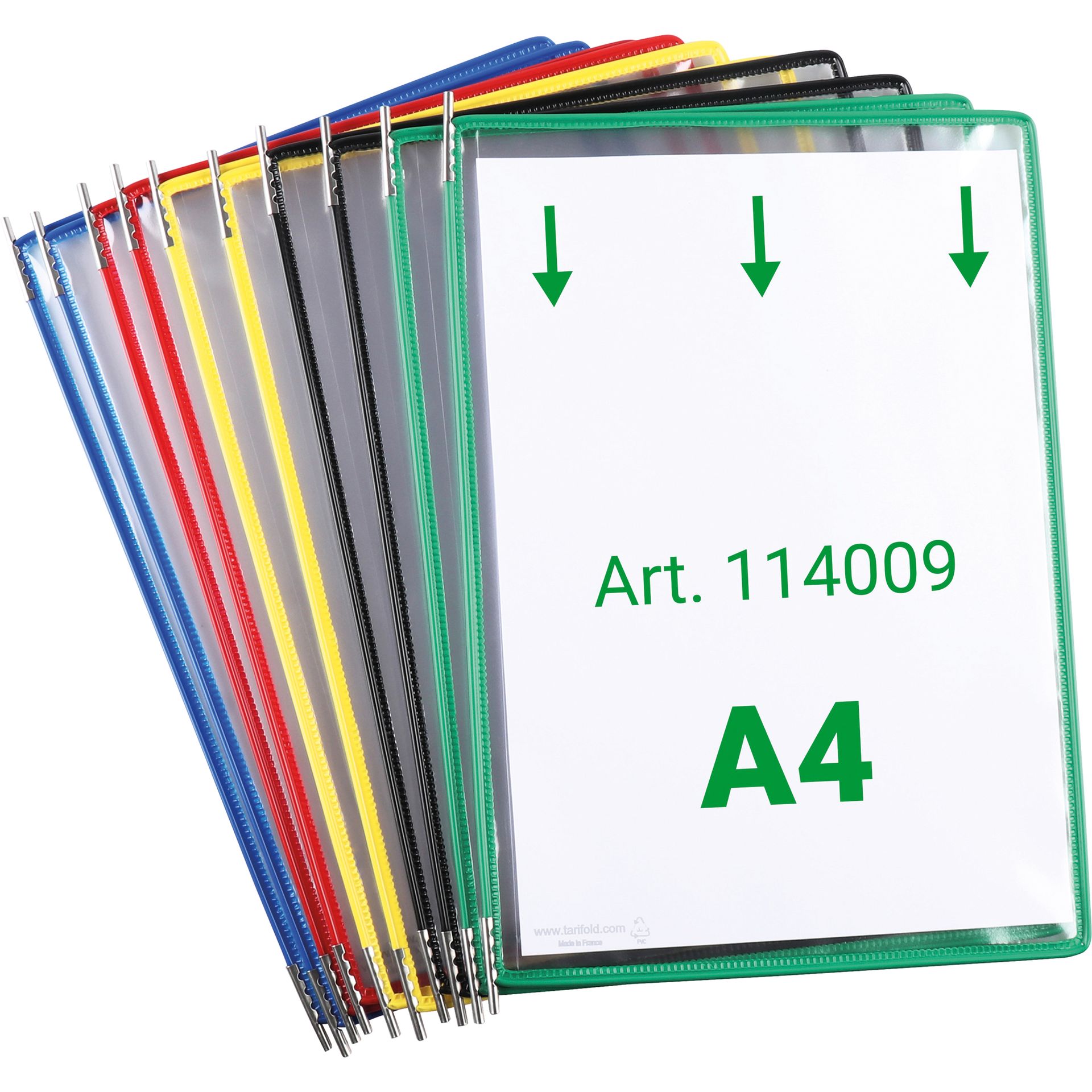 Sichttafel DIN A4 sortiert 10 St./Pack.