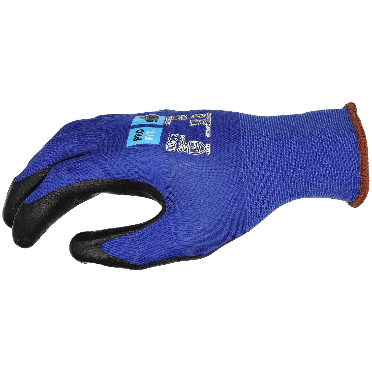 Polymer-p Montagehandschuh,"Prime", blau/schwarz 10