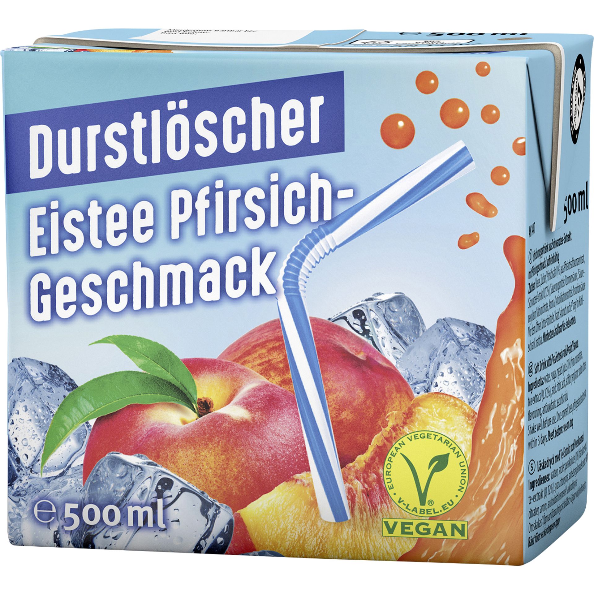 Eistee Pfirsich TetraPak 0,5l 12St
