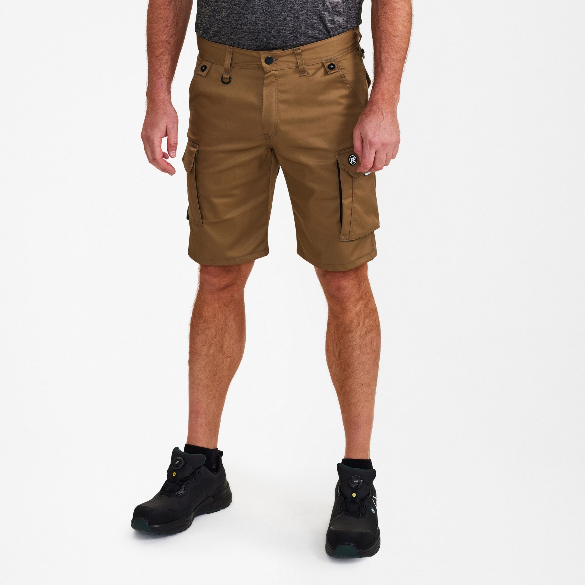 X-treme Arbeitsshorts aus Stretch Toffee Brown, Gr. 54