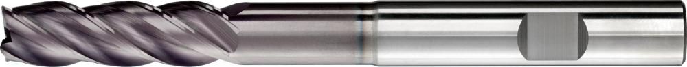 Schaftfräser VHM HPC Z4 überlang TiAlN Typ INOX Eckfase 35/38Grad Schaft HB Werksnorm 16mm FORMAT