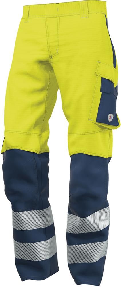 Arbeitshose 2236-590, warngelb/nachtblau, Gr.48s BP Multi Protect Plus
