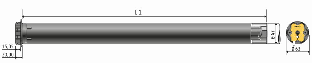 S&SO-RS100 io 6/17 SW 60 ED Kabel 3 m schwarz