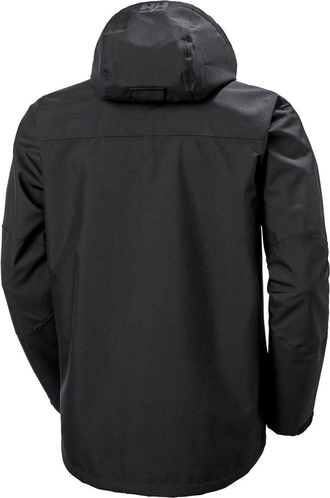 Shell Jacket Oxford, Gr. 2XL, schwarz