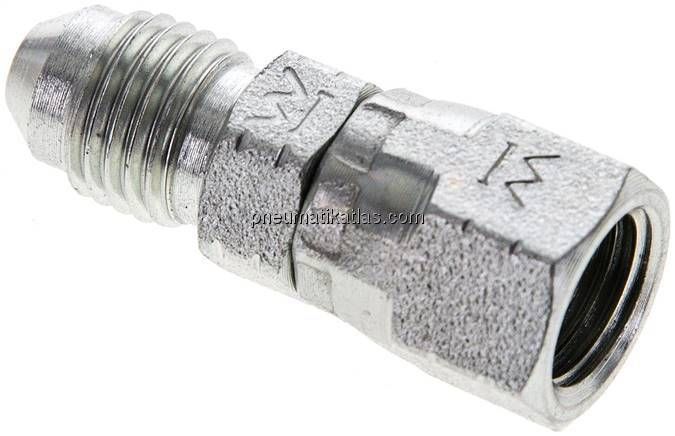 Reduziernippel UNF 7/16"-20(JIC-AG)-UNF 7/16"-20(JIC-IG)