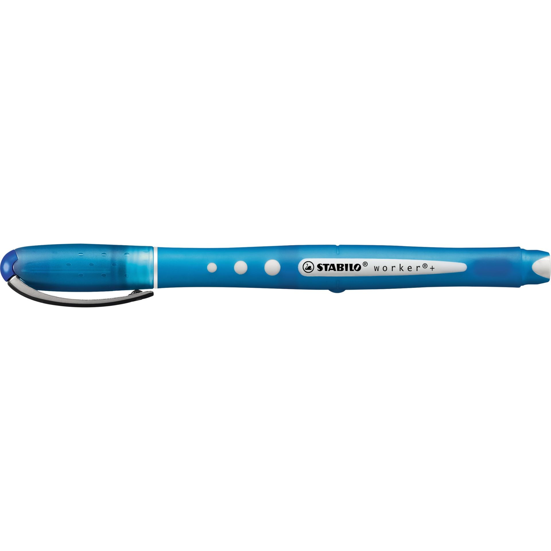 Rollerball worker colorful 0,5mm Kappenmodell blau