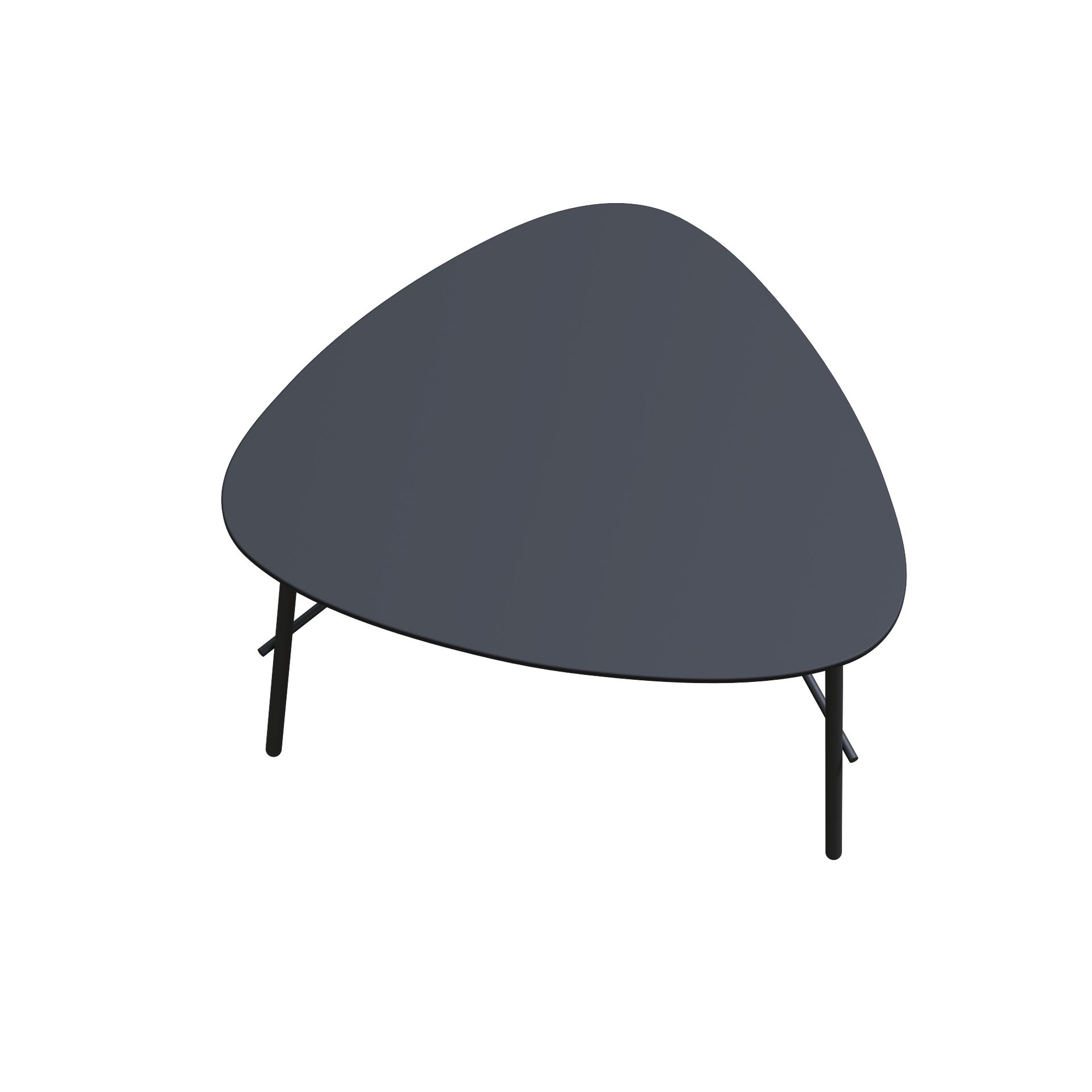 Beistelltisch Lazy 50x60cm sw/sw
