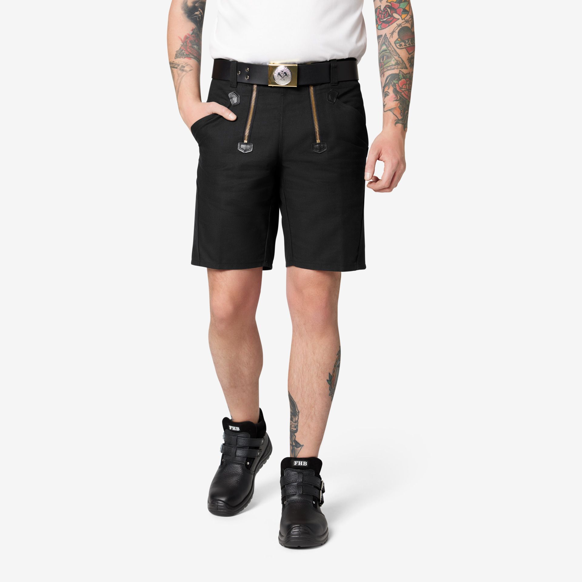 FHB Zunftshort WIM schwarz - Gr. 56