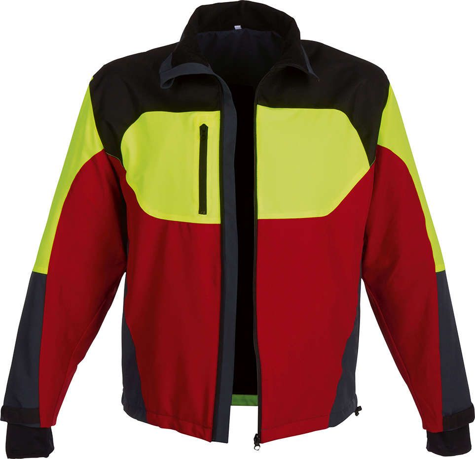 Stretchjacke Forest Jack Red,Gr.2XL,rot/anthr/gelb