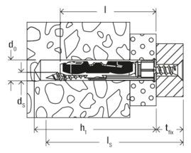 FISCHER Nylon-Kippdübel