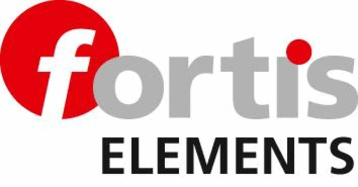 Tech-Fleecepullover grau/schwarz meliert Gr. S Fortis Elements