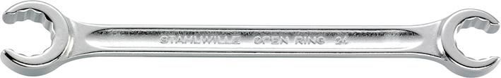 Doppelringschlüssel offenDIN3118 22x24mm Stahlwille