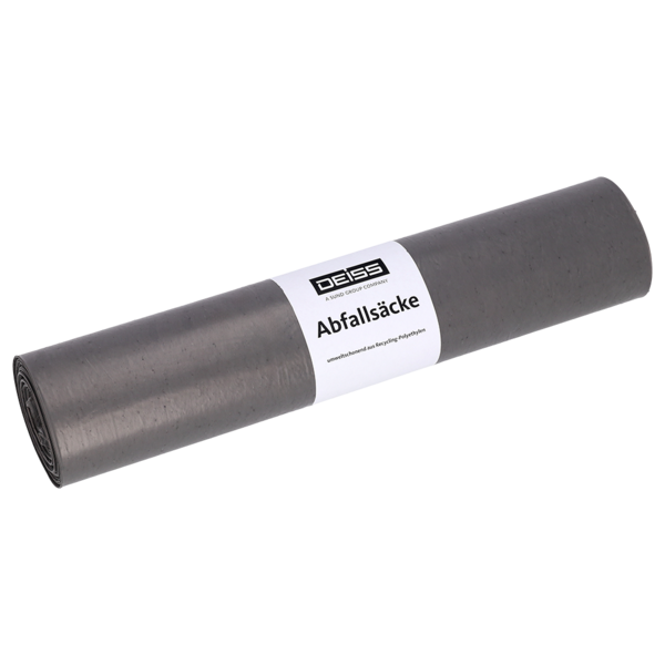 Abfallsäcke aus HDPE 70 l, Typ 20 grau - RL=50Stl, Karton=10RL