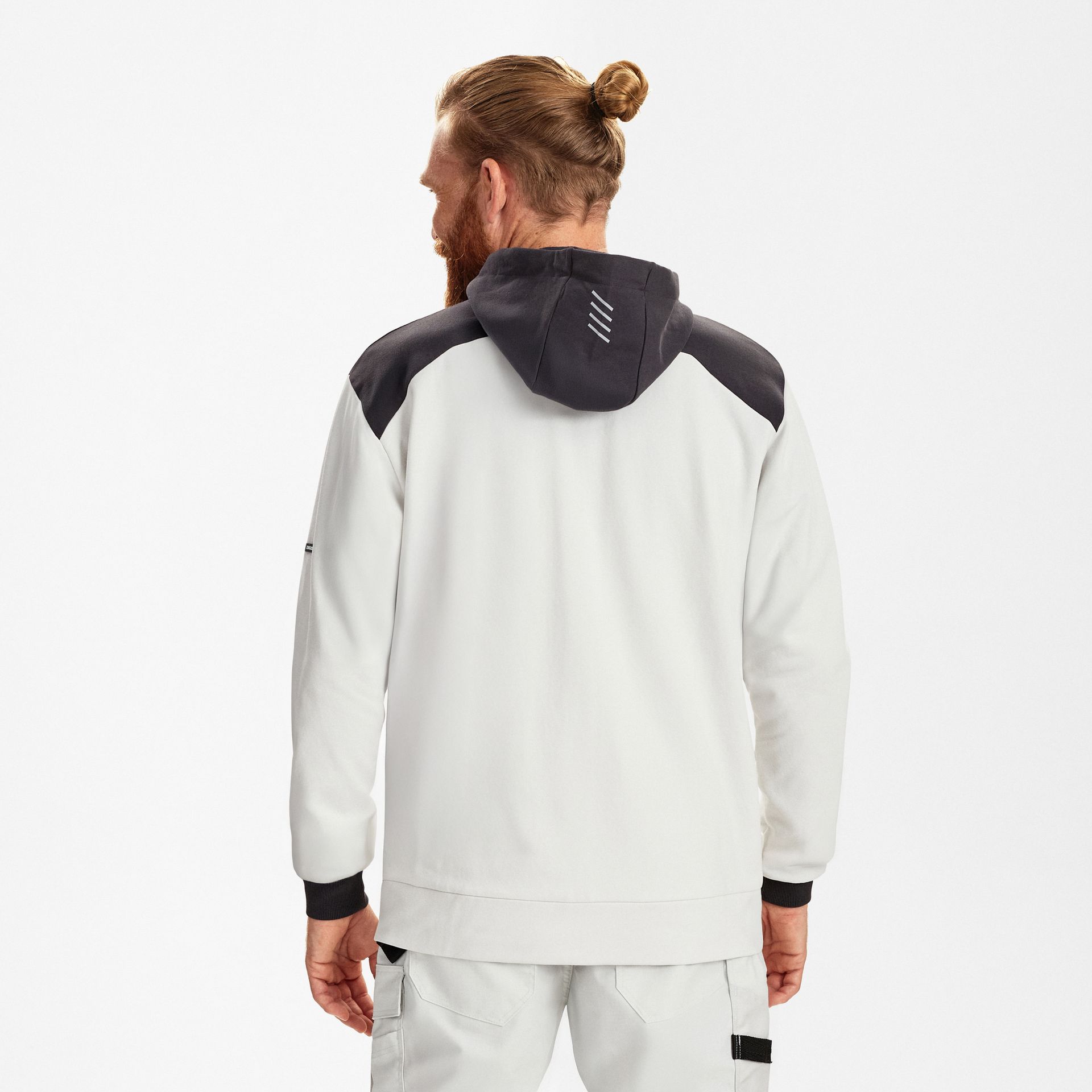 Entire sweatcardigan mit kapuze