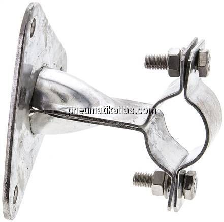 Messgerätehalter DIN 16281, 60mm Ausladung, 1.4571