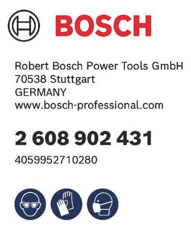 BOSCH Handschleifblattsatz, 6-teilig