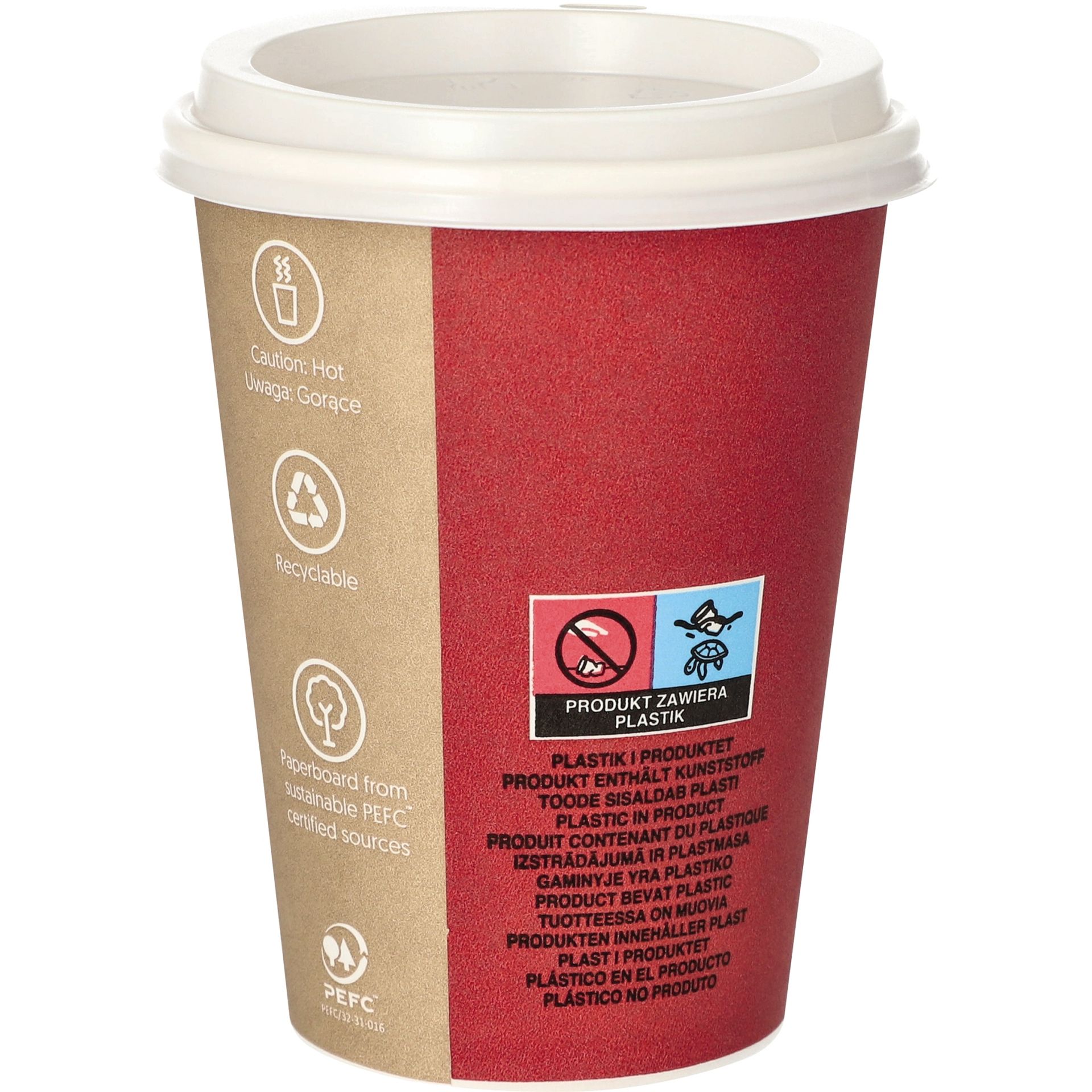 Trinkbecher Coffee To Go 0,3l Pappe 10 St./Pack.