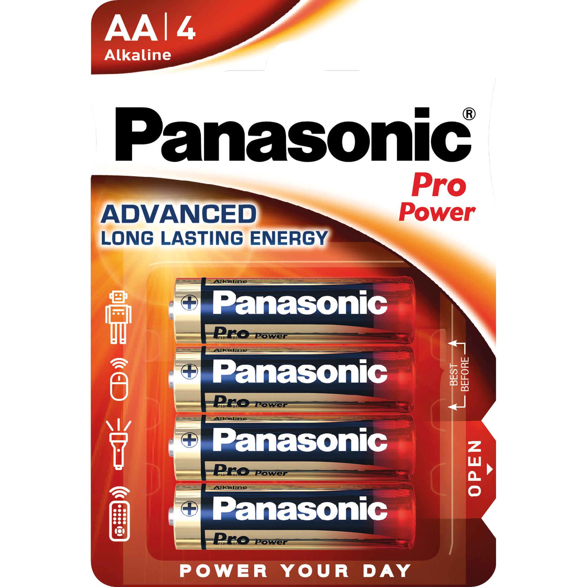 Batterie Alkaline Mignon AA LR06 4 St./Pack.