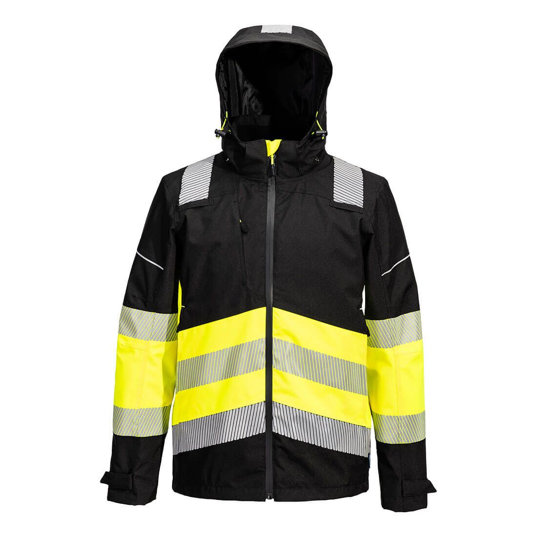 Portwest PW3 Warnschutz-Regenjacke Kl. 1, Gelb, Gr. 4XL