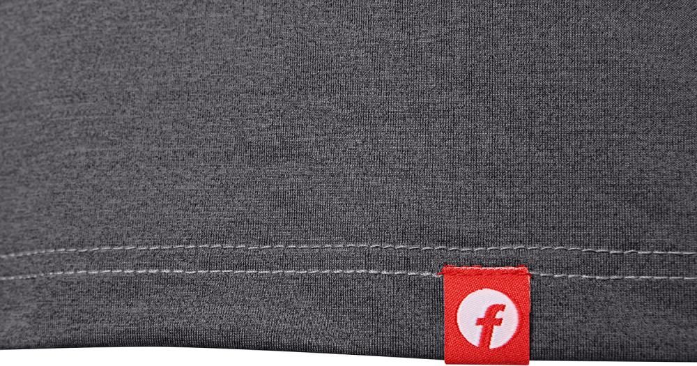 T-Shirt Quick Dry grau/schwarz meliert Gr. 2XL Fortis Elements