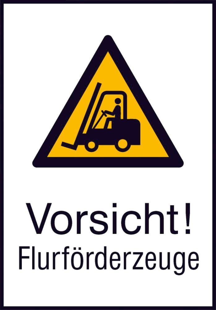 Warnschild Alu gepr