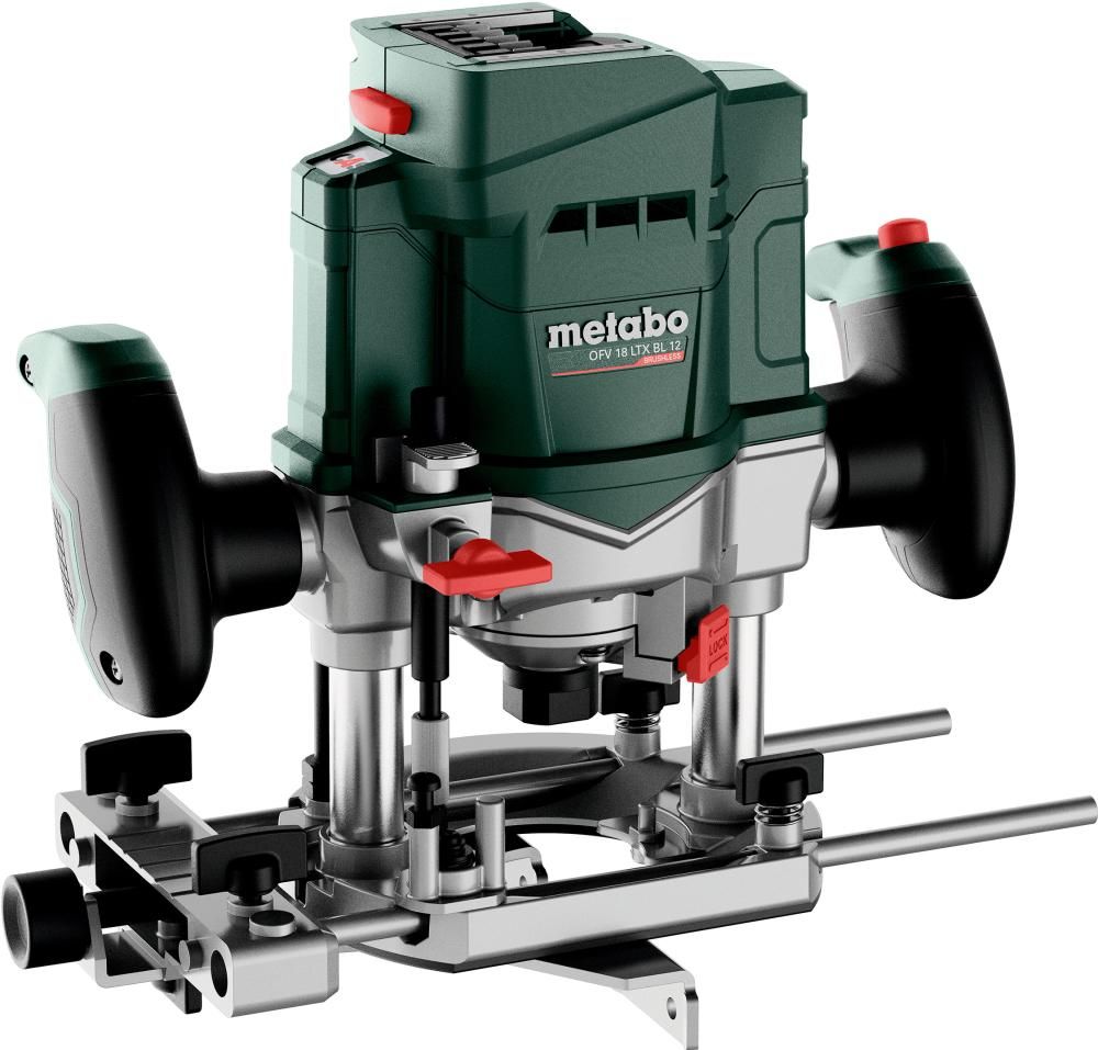Akku-Oberfraese OFV 18 LTX BL 12 Metabo ohne Akku ohne Ladegerät metaBOX