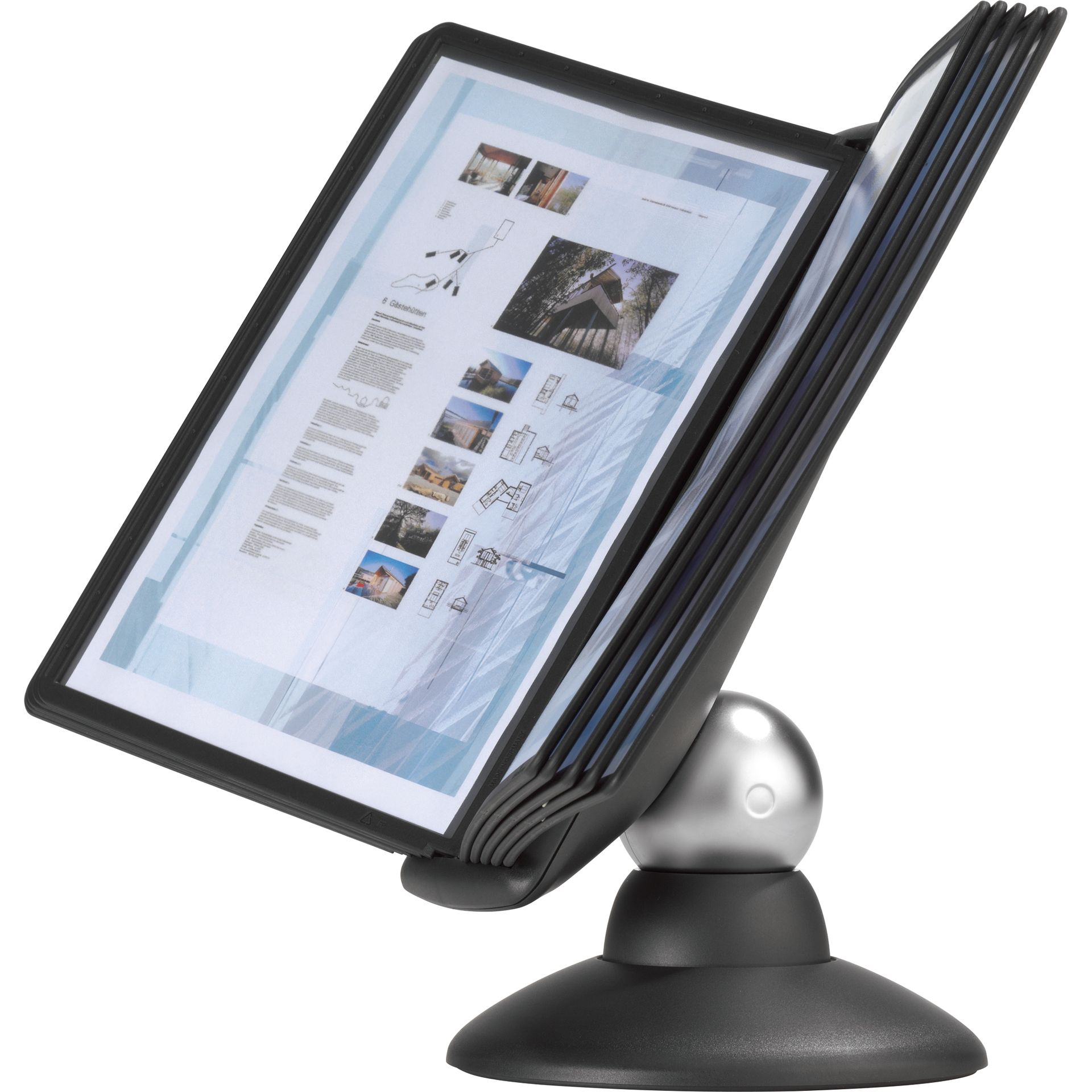 Sichttafelständer SHERPA motion 10 DIN A4 schwarz