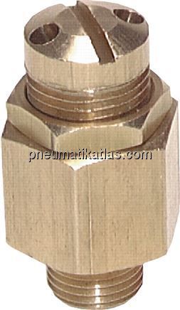Mini-Sicherheitsventil G 1/8", 0,5 - 1 bar, Messing