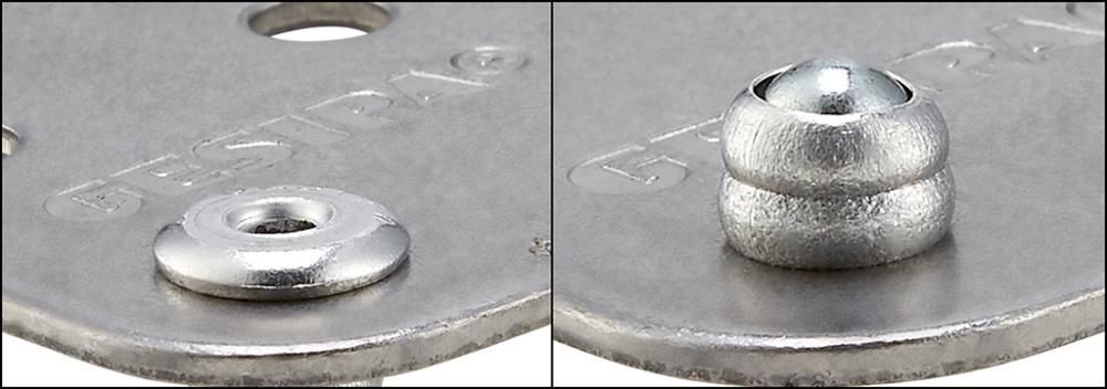 Mehrbereichs-Blindniet Alu/VA Flachrundkopf 4x10mm GESIPA PolyGrip