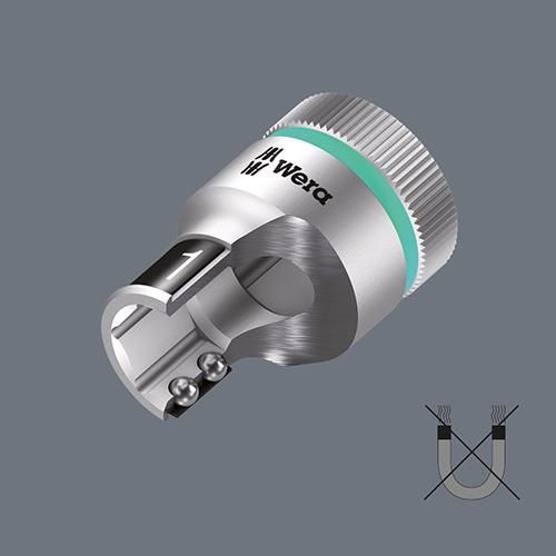 Steckschlüsseleinsatz- Satz mit Haltefunktion 3/8" 10-teilig Wera