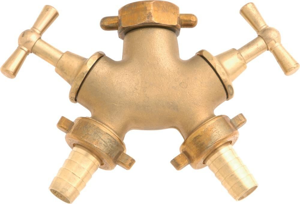 GEKA Zweiwegeventil MS m.Überwurfmutter G3/4" 2x13mm Tülle SB