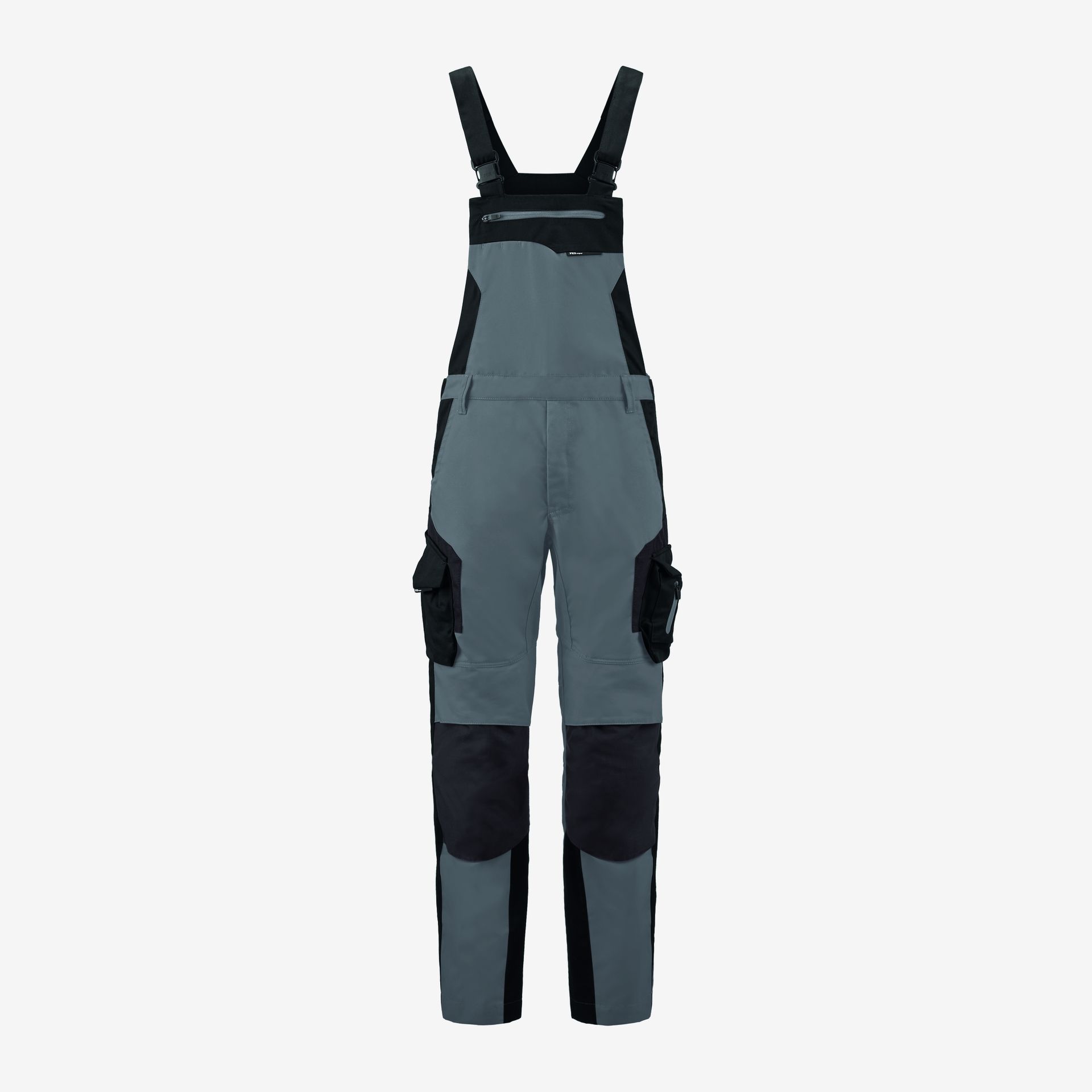 FHB Latzhose PASCAL grau-schwarz - Gr. 26