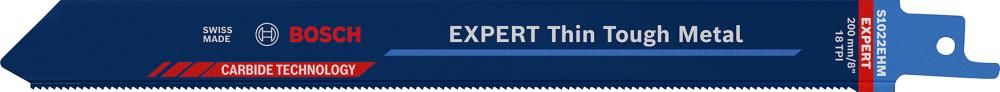 Säbelsägeblatt EXPERT S 1022 EHM Bosch VE à 1 Stück Thin Tough Metal