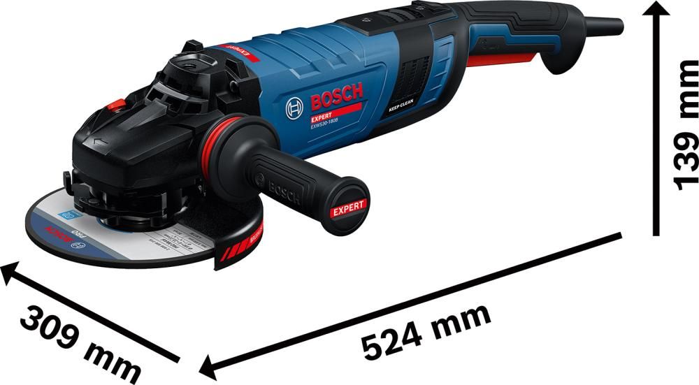 EXPERT-Winkelschleifer EXWS30-180B Karton