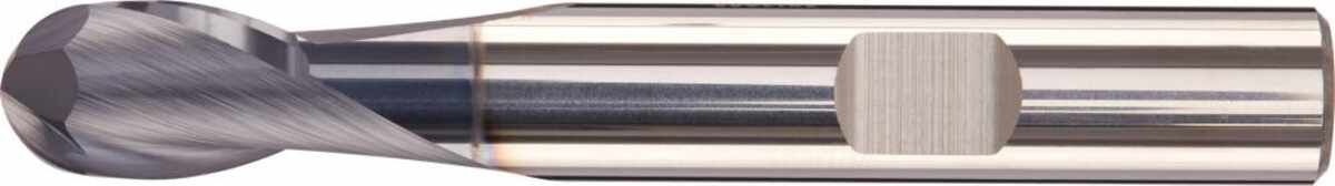 Radiusfräser kurz VHM AlTiN+ Schaft HB 30Grad 12 mm FORTIS