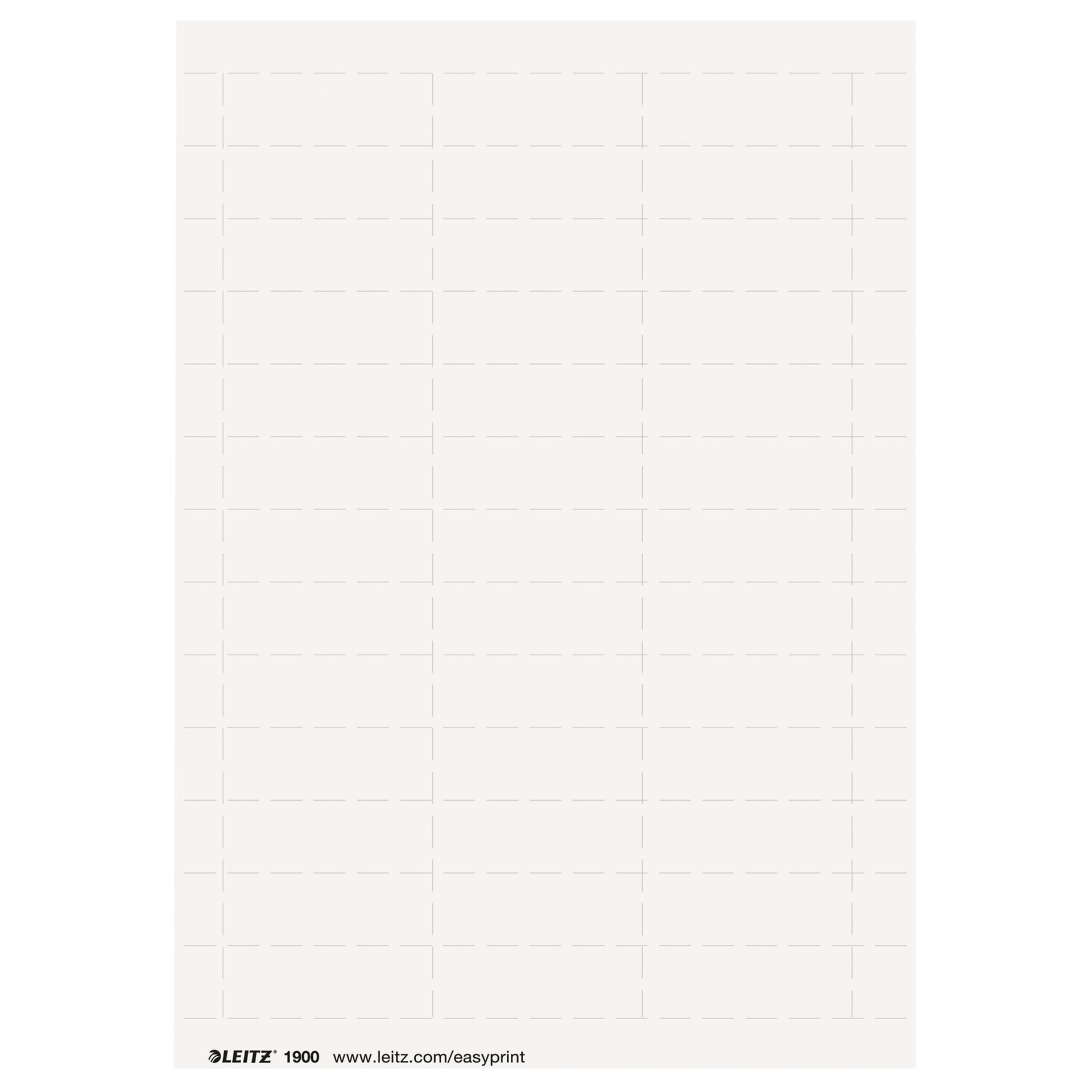 Beschriftungsschild blanko 60x21mm weiß 975 St./Pack.