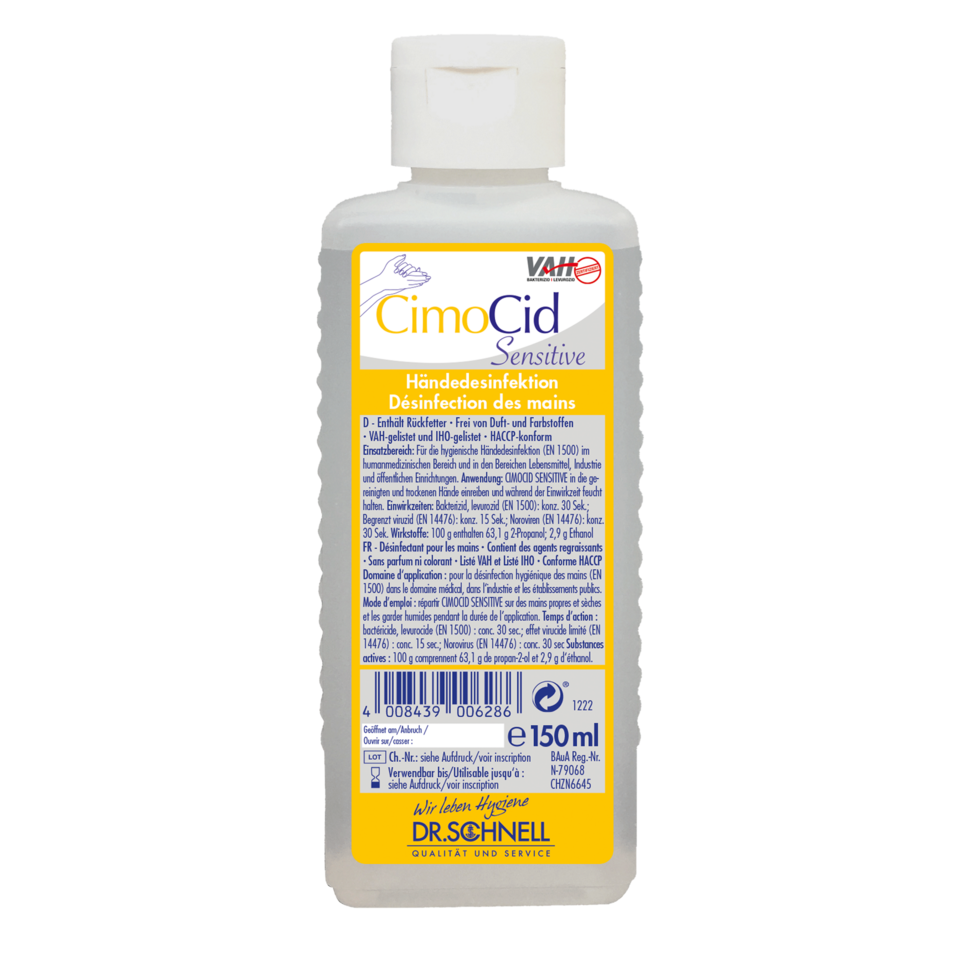 CIMOCID SENSITIVE Kittelflasche 150 ml