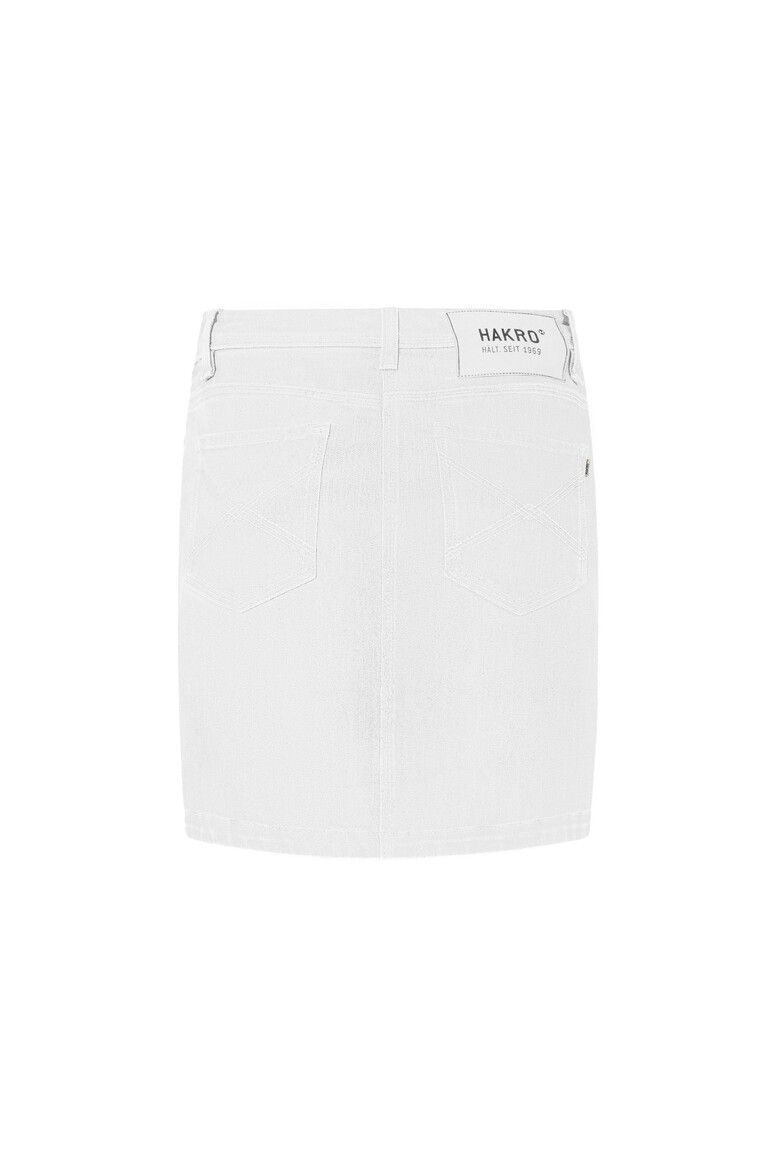 HAKRO Damen 5-Pocket-Jeansskort X-Stretch ECO weiß, XS