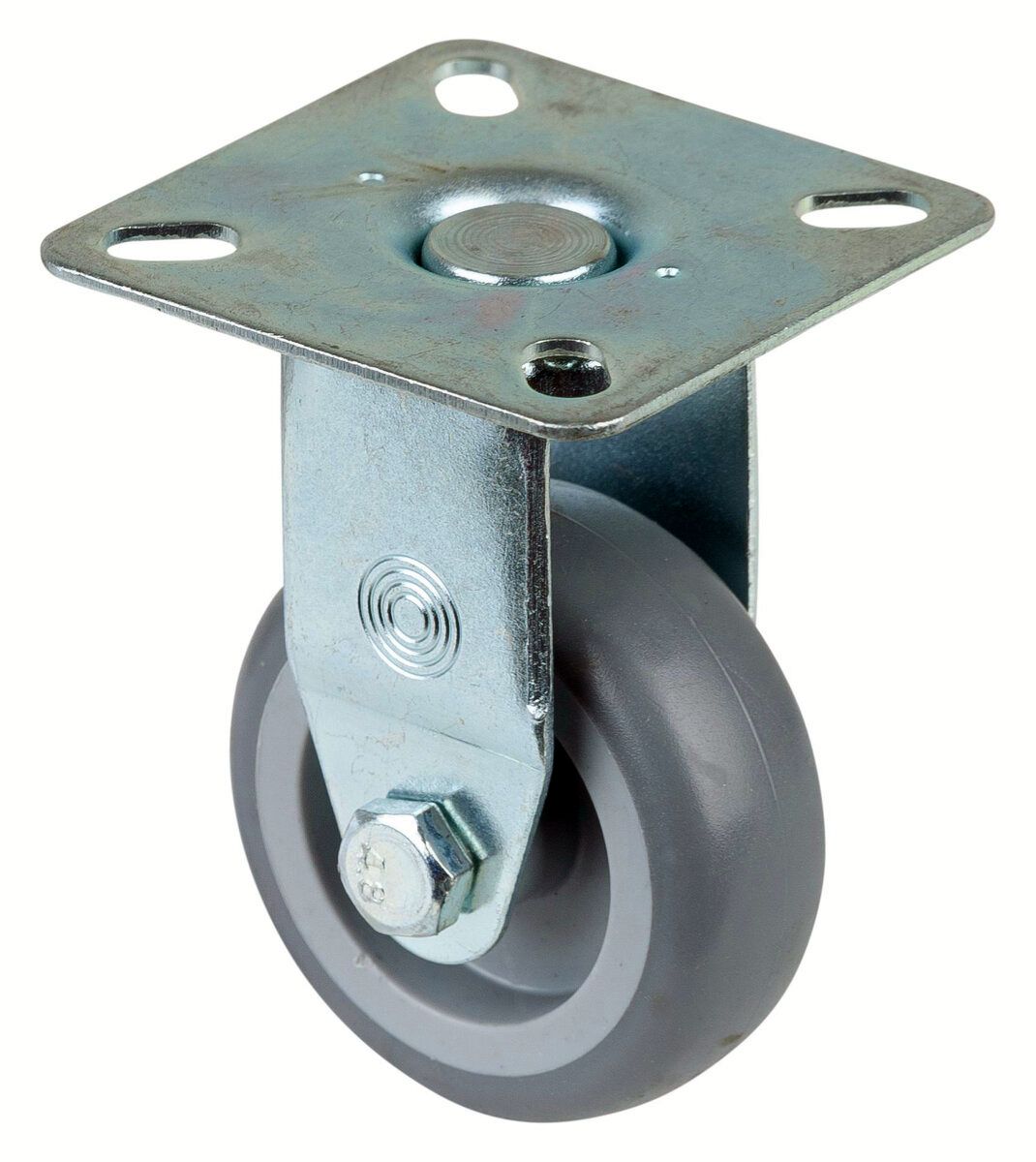 Bockrolle 50 mm Grau