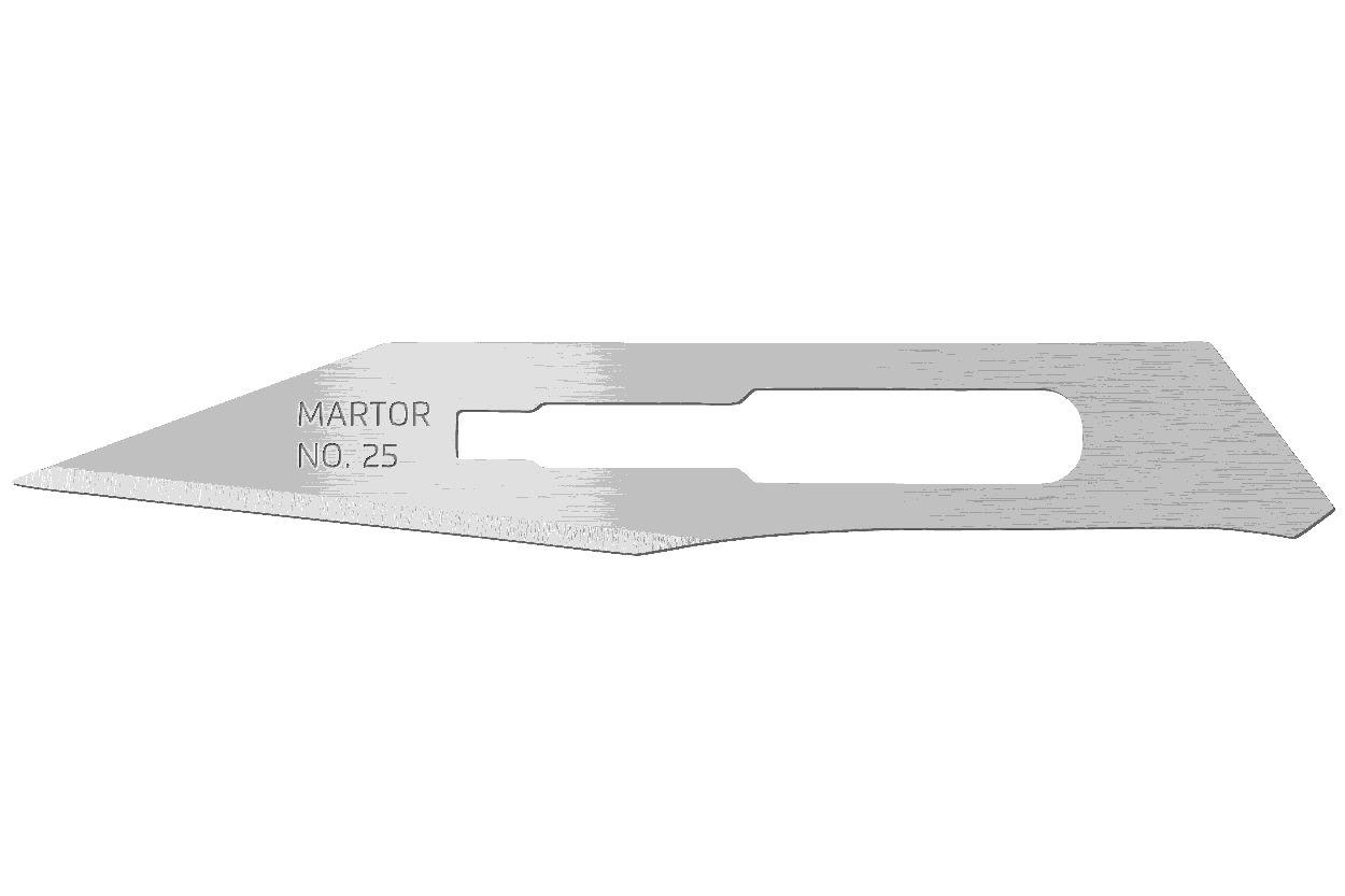 MARTOR Ersatzklinge SKALPELLKLINGE 25 Spezialschliff | 10 Stück