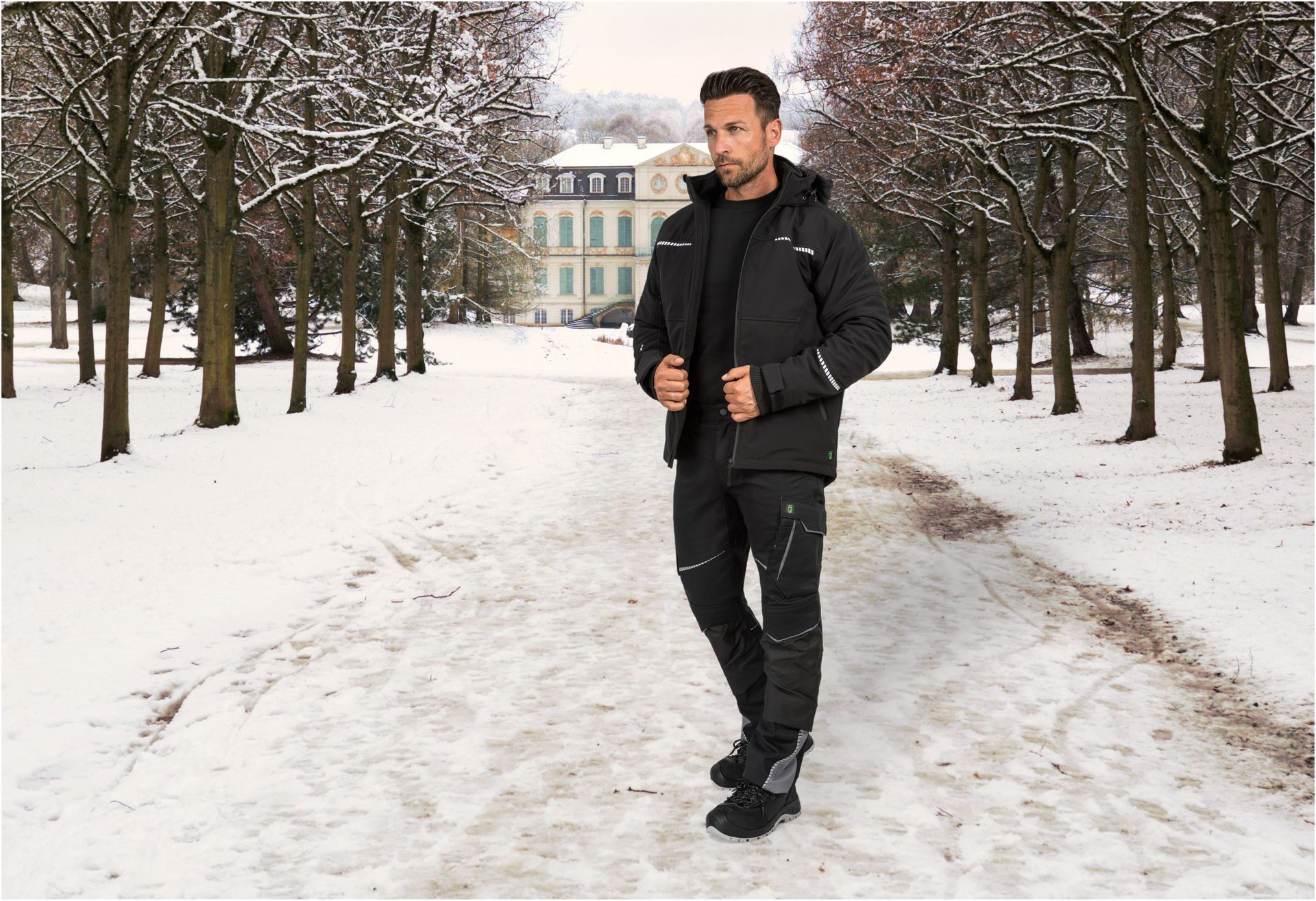 Leibwächter Arbeitsjacke, Winter-Softshell, Gr. L