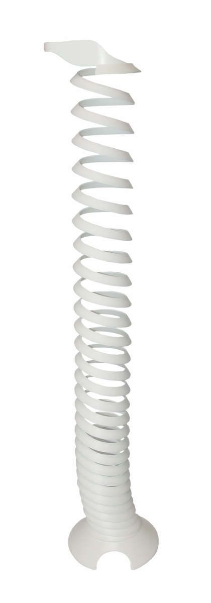 Kabelspirale, PVC, weiß
