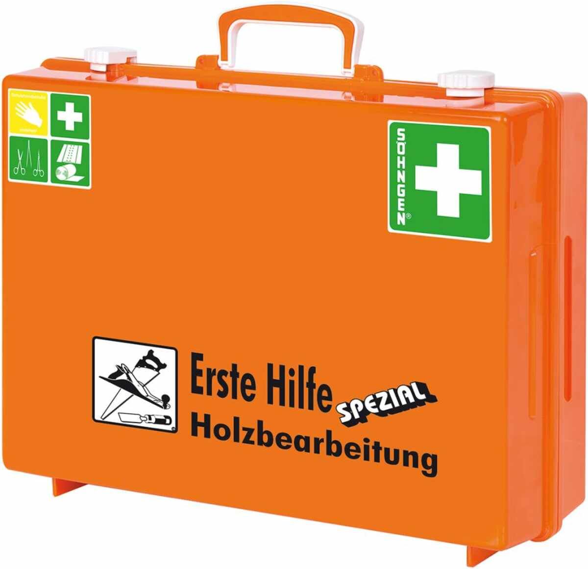 ErsteHilfe-Koffer MT-CD Holzbearbeitung, orange