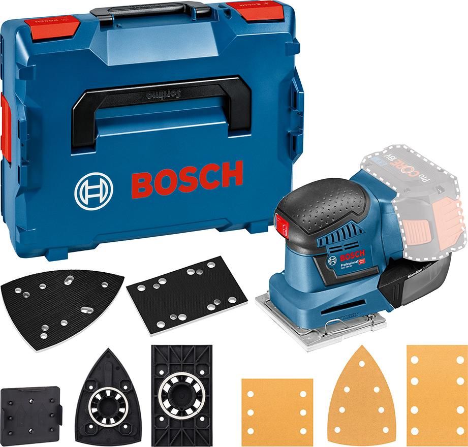 Akku-Schwingschl. Solo GSS 18V-10 Bosch ohne Akku ohne Ladegerät L-Boxx