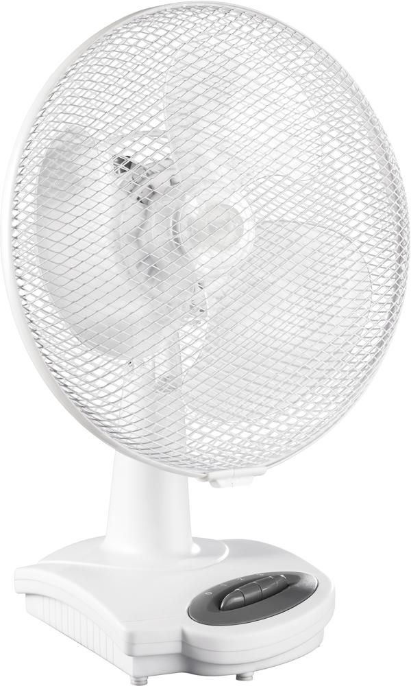 Tischventilator Korb D = 345 mm Luftmenge 2900 m³/h Kunststoff weiß