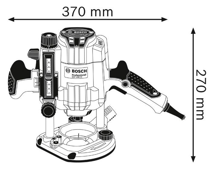 BOSCH Oberfräse, in L-Boxx