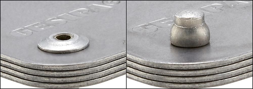 Blindniet CAP Alu/VA Flachrundkopf 4,8x11mm GESIPA
