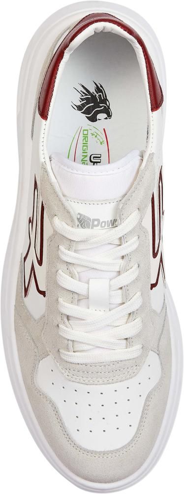 Berufshalbschuh VENOM OB SR, weiß/beige/rot Gr. 35 U POWER